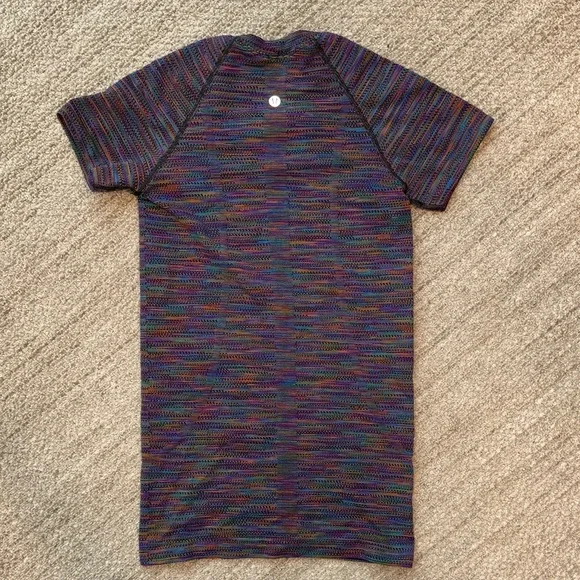 lululemon athletica Multicolor Rainbow Short Sleeve Tee - Picture 4 of 5